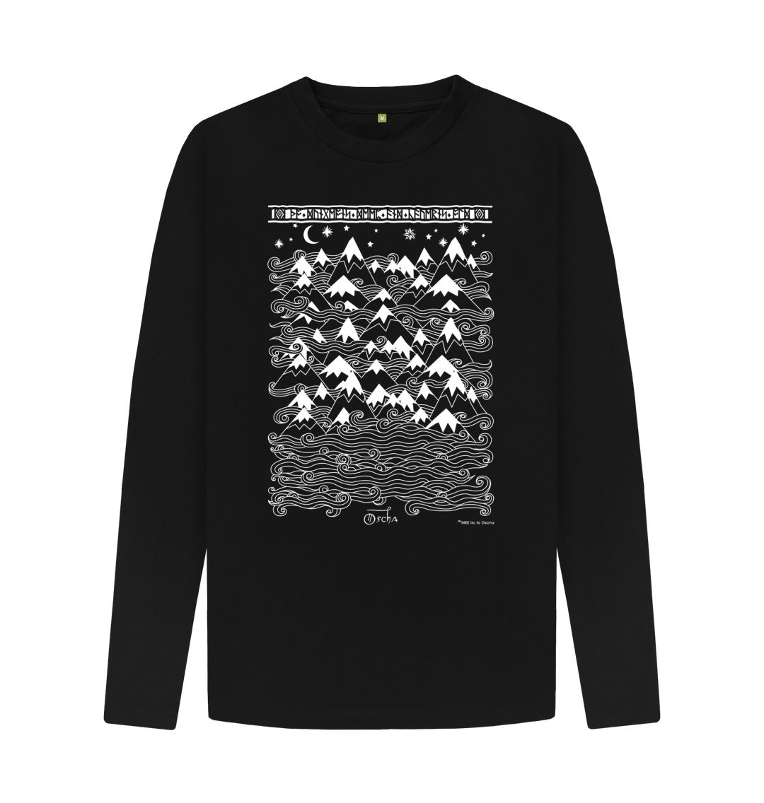 Black MISTY MOUNTAINS\u2122 Long Sleeved T-Shirt
