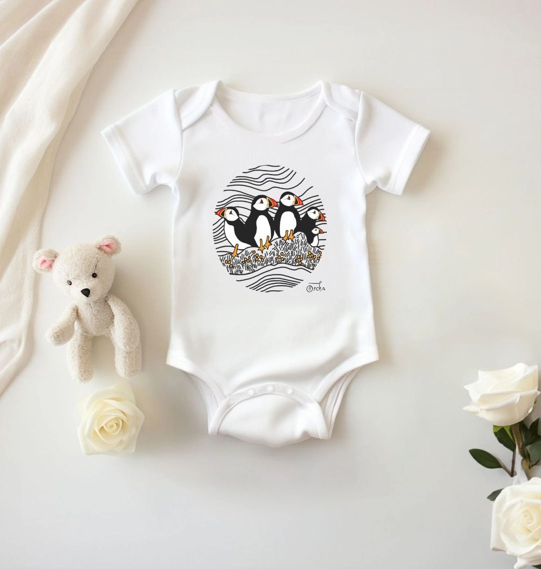 Puffins Circus Baby Grow