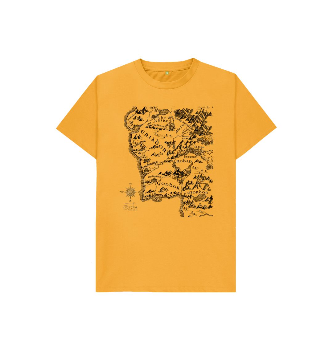 Mustard Realm of MIDDLE-EARTH\u2122 Kids T-shirt