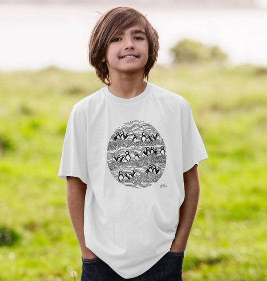Puffins Organic Kids T-shirt