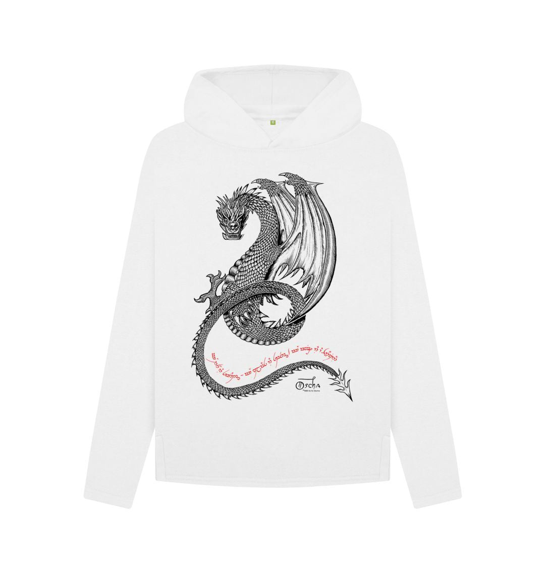 White SMAUG\u2122 Relaxed Fit Hoodie