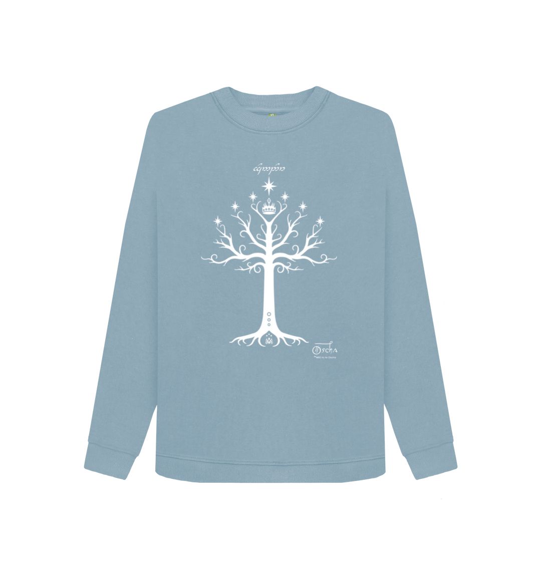 Stone Blue Tree of GONDOR\u2122 Crew Neck Sweater
