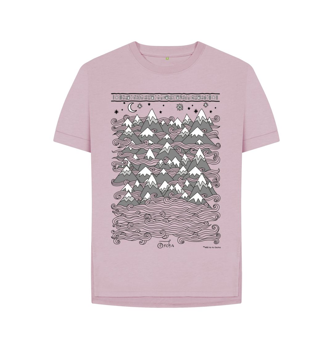 Mauve MISTY MOUNTAINS\u2122 Relaxed Fit T-shirt