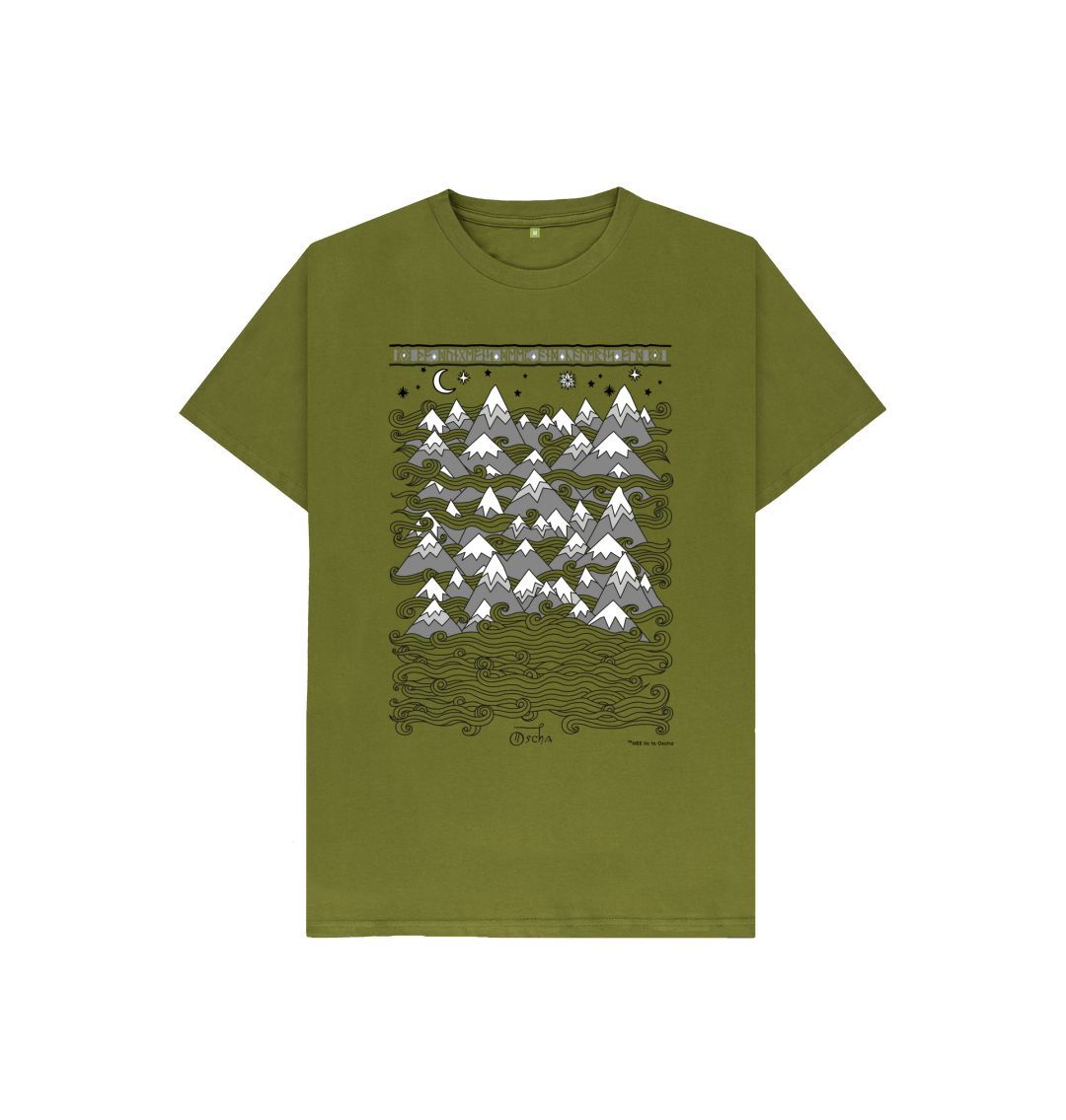Moss Green MISTY MOUNTAINS\u2122 Kids T-shirt