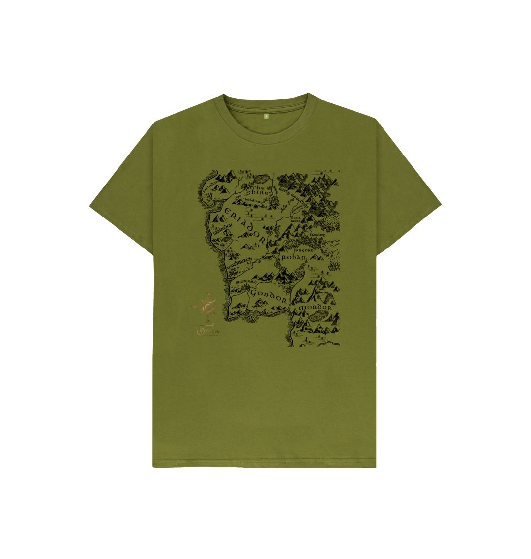 Moss Green Realm of MIDDLE-EARTH\u2122 Kids T-shirt
