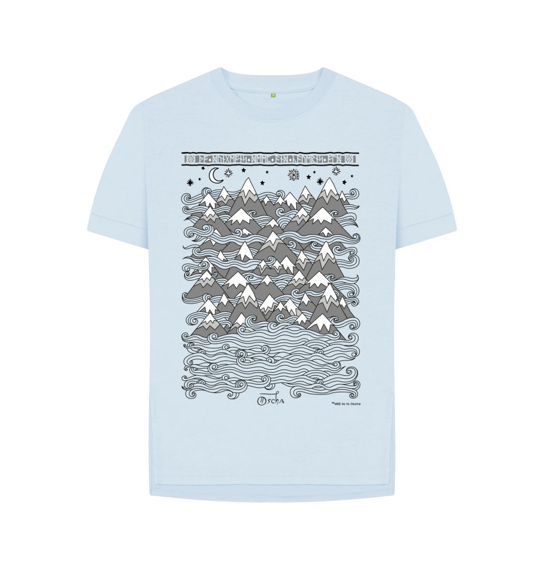Sky Blue MISTY MOUNTAINS\u2122 Relaxed Fit T-shirt
